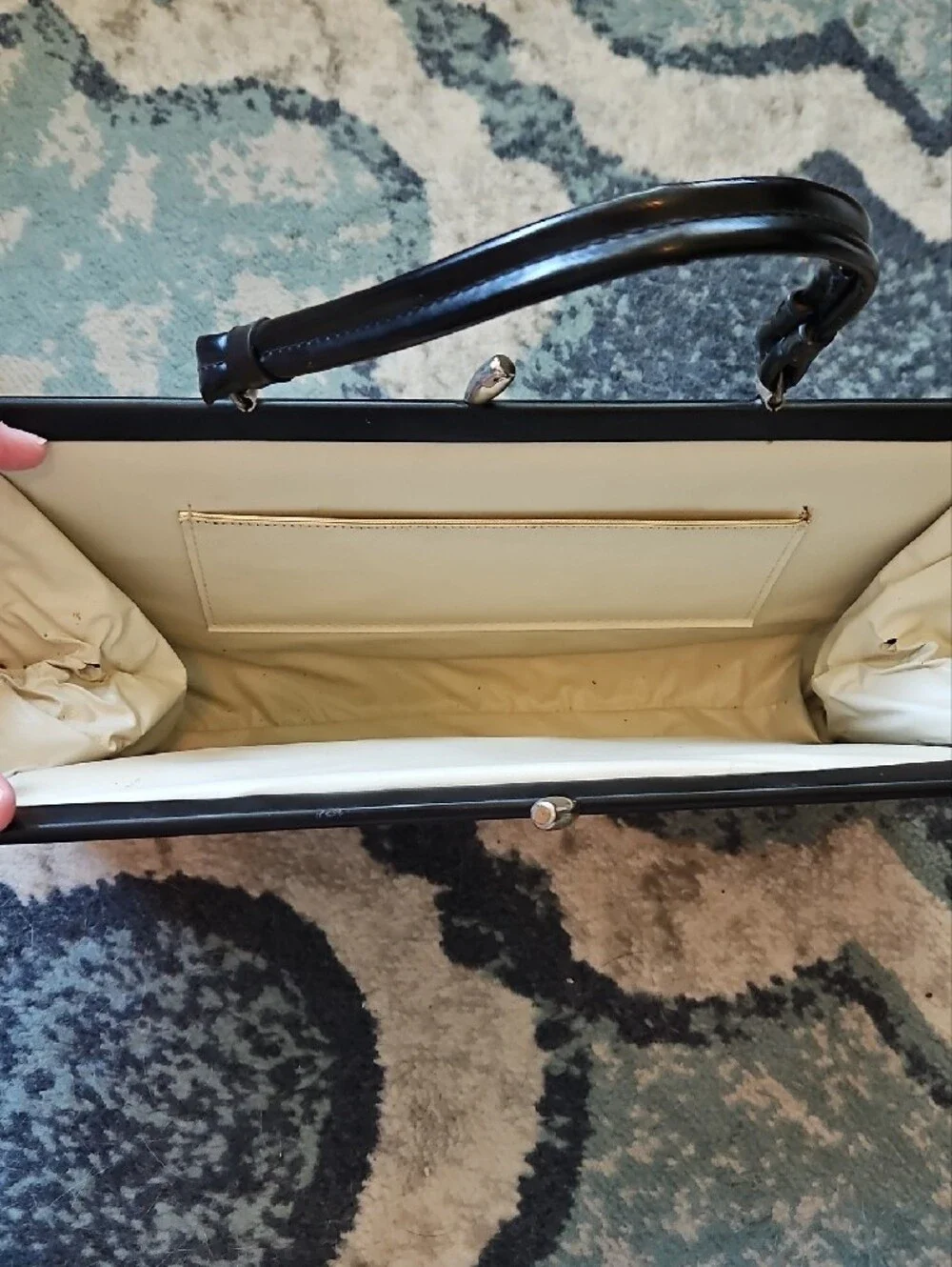 Vintage Black Women's Top-Handle Bag
